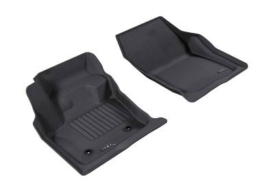 3D MAXpider - MAXpider L1FR06011509 Kagu Floor Mat Front Black Ford Fusion