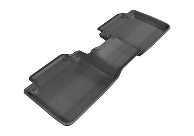 3D MAXpider - MAXpider L1HD04821509 Kagu Floor Mat Rear Black Honda Accord Sedan