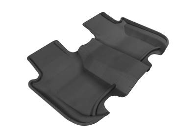 3D MAXpider - MAXpider L1HD04221509 Kagu Floor Mat Rear Black Honda FIT