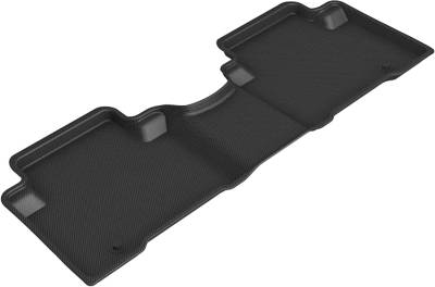 3D MAXpider - MAXpider L1HY02821509 Kagu Floor Mat Rear Black for Santa Fe