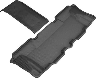 3D MAXpider - MAXpider L1HY02831509 Kagu Floor Mat Rear Black for Santa Fe