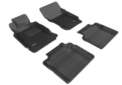 3D MAXpider - MAXpider L1IN01501509 Kagu Floor Mat Front Rear Black for M37