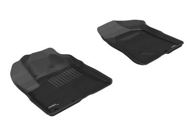 3D MAXpider - MAXpider L1KA00911509 Kagu Floor Mat Front Black for KIA Sorento