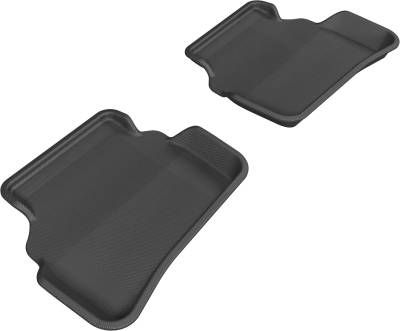 3D MAXpider - MAXpider L1MB00921509 Kagu Floor Mat Rear Black for 08-14 Mercedes C Class
