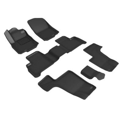 3D MAXpider - MAXpider L1MB03901509 Kagu Floor Mat Front Rear Black Mercedes GL Class