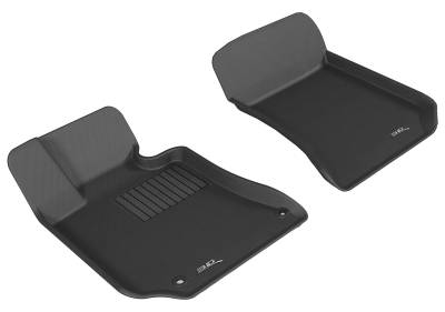 3D MAXpider - MAXpider L1MB05711509 Kagu Floor Mat Front Black Mercedes E Class SDN