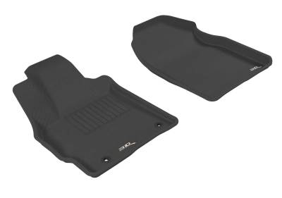 3D MAXpider - MAXpider L1MZ01611509 Kagu Floor Mat Front Black for 07-12 Mazda CX7