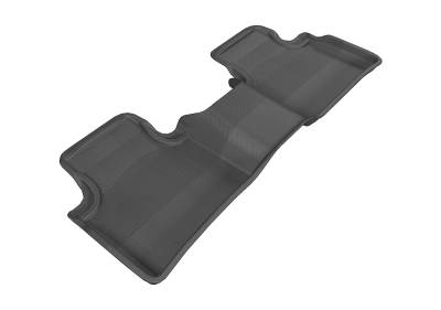3D MAXpider - MAXpider L1NS03021509 Kagu Floor Mat Rear Black for 09-14 Nissan Maxima