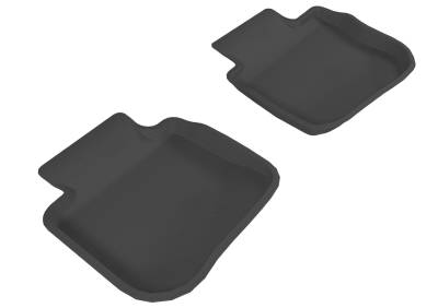 3D MAXpider - MAXpider L1SB00421509 Kagu Floor Mat Rear Black for 10-14 Subaru Legacy Outback