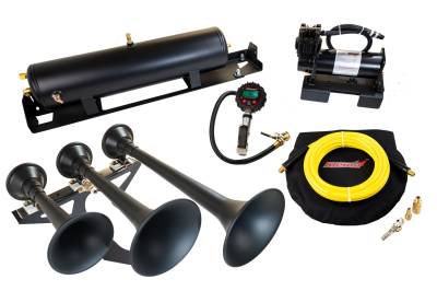 Kleinn Automotive Accessories - Kleinn Automotive SDKIT17-734STL Air Horn Kit