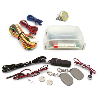 Helix Suspension - Helix HEXHFS1002Y One Touch Engine Start Kit w/RFID Yellow illuminated Button