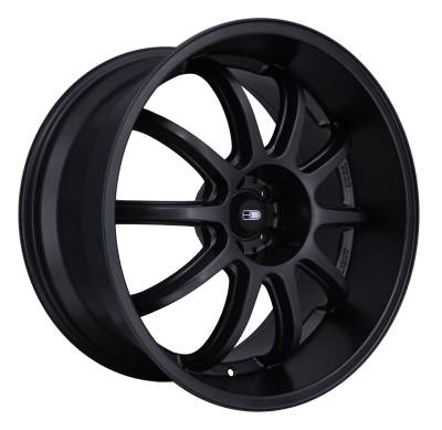 HD Wheels - HD Wheels Clutch 20x10 5x4.5 25mm Satin Black CL20106525SB