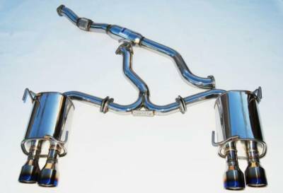 Invidia - Invidia HS11STIG3T Q300 Exhaust Dual Exhaust Titanium Tips 76mm Tips Dual