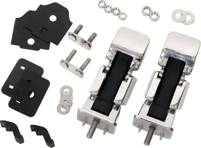 Kentrol - Kentrol 30571 Polished Hood Catch Pair for 07-18 Jeep Wrangler JK