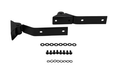 Kentrol - Kentrol 50442 Black Rear Tailgate Hinge Pair for 87-95 Jeep Wrangler YJ