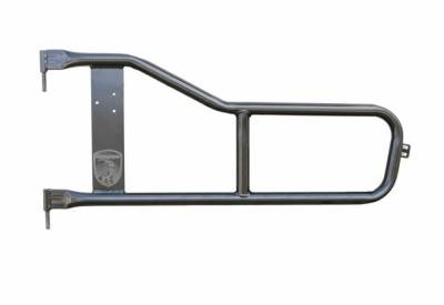 Steinjager - Steinjager Front Tubular Trail Doors Bare for Jeep Scrambler J0046714
