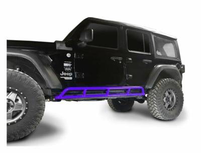 Steinjager - Steinjager Bare Knuckles Rock Sliders-Purple for Wrangler JL 4dr J0049200
