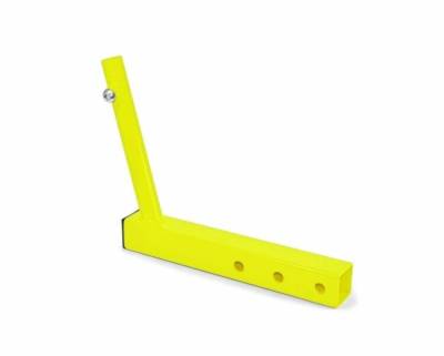 Steinjager - Steinjager Hitch Mount Single Flag Holder-Neon Yellow for Wrangler JL J0050072