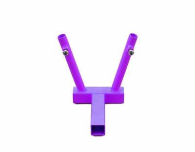 Steinjager - Steinjager Hitch Mount Dual Flag Holder-Sinbad Purple for Wrangler JL J0050052