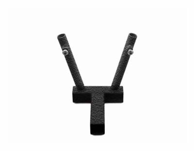 Steinjager - Steinjager Hitch Mount Dual Flag Holder-Texturized Black for Jeep JL J0050050