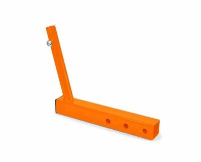 Steinjager - Steinjager Hitch Mount Single Flag Holder-Orange for Wrangler TJ J0050131