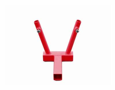 Steinjager - Steinjager Hitch Mount Dual Flag Holder Red Baron for Wrangler TJ J0050114