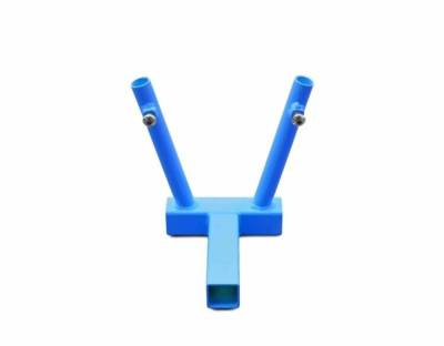 Steinjager - Steinjager Hitch Mount Dual Flag Holder-Playboy Blue for Wrangler TJ J0050116