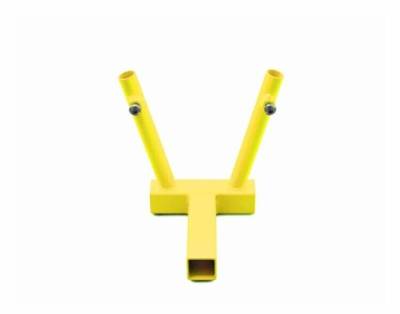 Steinjager - Steinjager Hitch Mount Dual Flag Holder-Neon Yellow for Wrangler TJ J0050126