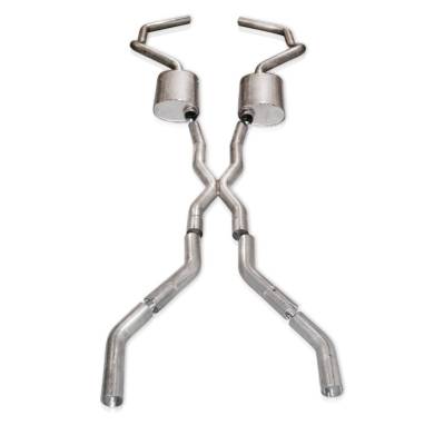 Stainless Works - Stainless Works CA676925CS 2.5" Stainless Exhaust w/X-Pipe 67-69 Camaro