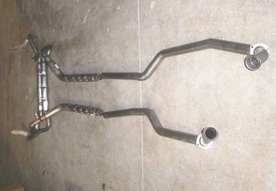 Stainless Works - Stainless Works CA6916CCS Camaro 1969 Exhaust BB SS