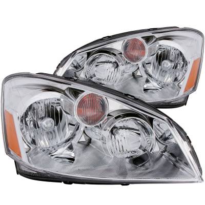 Anzo USA - Anzo USA Chrome Crystal Headlight Set for Altima 121294