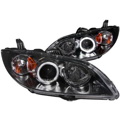 Anzo USA - Anzo USA Projector Headlight Set w/CCFL Halo Black Mazda 3 121228