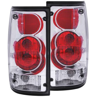 Anzo USA - Anzo USA Chrome Euro Clear Lens Taillight Set for Pickup 211130