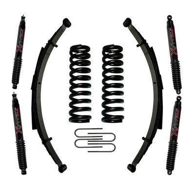 Skyjacker - Skyjacker 174BKS-B 4" Lift System w/Black MAX Shocks for 78-79 Ford Bronco
