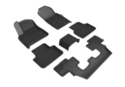 3D MAXpider - 3D MAXpider L1AD04101509 KAGU Floor Mat for 17-23 Q7 Q8 RS Q8 SQ7 SQ8