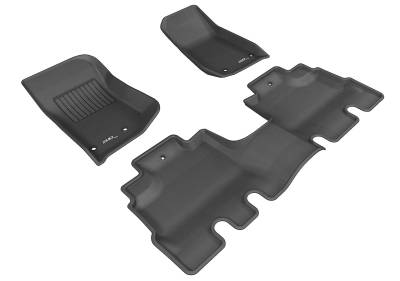 3D MAXpider - 3D MAXpider L1JP01101509 KAGU Floor Mat for 14-18 Jeep Wrangler JK