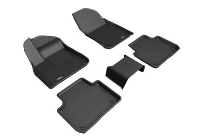 3D MAXpider - 3D MAXpider L1PO01901509 Kagu Floor Mat for 19-25 Porsche Cayenne