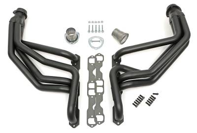 Hedman Hedders - BLACK ELITE HEAVY-DUTY HEADERS LONG 67-91 2WD/4WD SB CHEVY TRUCK/SUV 1-3/4 IN