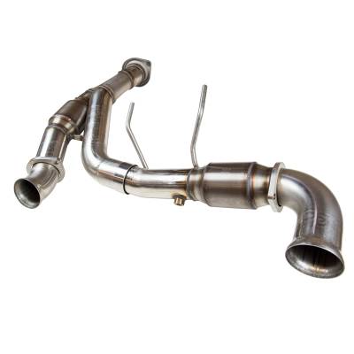 Kooks Custom Headers - Kooks Custom Headers 13513300 Off Road Y-Pipe for 11-16 F150