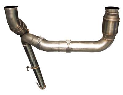 Kooks Custom Headers - Kooks Custom Headers 35103202 Catted Y-Pipe for 1500/Classic
