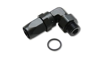 Vibrant Performance - Vibrant 24903 Male Hose End Fitting 90-DEG Size -6AN Thread 8 3/4"-16 w/O-Ring