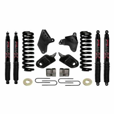 Skyjacker - Skyjacker 186F2K-B 5" Lift Kit w/Black MAX Shocks for 80-96 Ford F250/F350