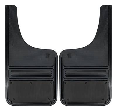 Gatorback - Gatorback 12"x23" Cut-Style Black Mud Flaps No Plate GA1223CUTBK