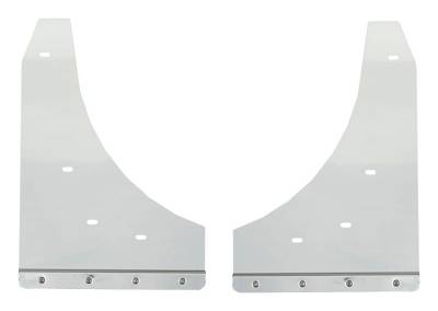 Gatorback - Gatorback 12" Front Mud Flap Brackets-Silver Silverado/Sierra GB756681