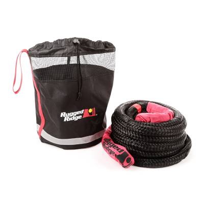 Rugged Ridge - Rugged Ridge 15104.3 Kinetic Recovery Rope Kit Cinch Storage Bag