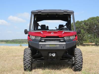 Steelcraft - Steelcraft 70-1000 Black UTV Front Bumper Replacement for 16-25 Can Am Defender