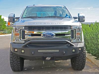 Steelcraft - Steelcraft 71-11380HP Black Fortis Front Bumper for 17-22 Ford Super Duty