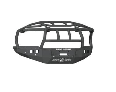 Road Armor - Road Armor 4194F6B Stealth Winch Front Bumper for 19-24 Ram 4500 5500