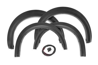 Rough Country Suspension Systems - Rough Country S-F32241 Sport Fender Flares Black for 22-24 Ford Maverick