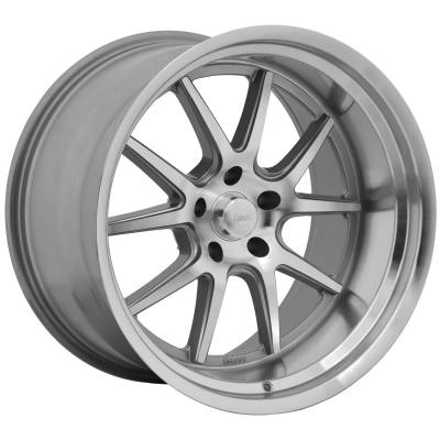 Rocket Racing Wheels - Rocket Racing Wheels Attack 20x12 5x4.75 -12.6mm Titanium TTR19-2126160